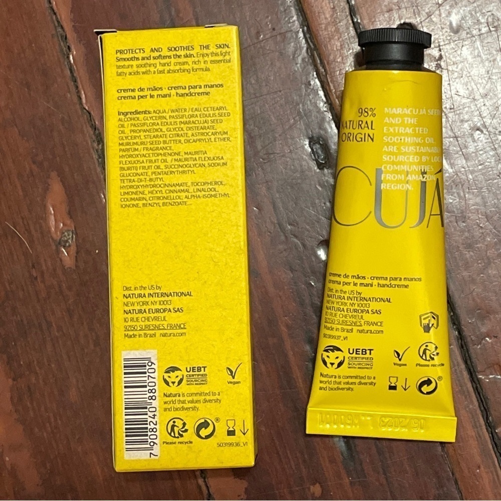 3 Tubes - natura Ekos Maracujá Soothing Hand Cream 40g/1.4oz NIB - Picture 3 of 3